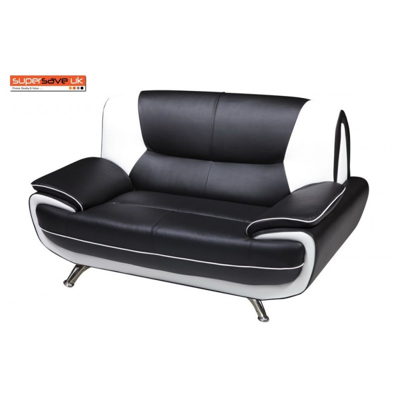 Leather Sofa And 2 Chairs Baci Living Room